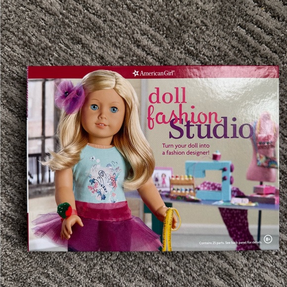 American Girl Other - American Girl Doll Fashion Studio Book + Supplies